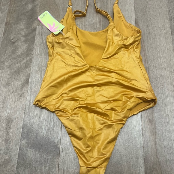 Metallic One-Piece Swimsuit - Picture 3 of 7